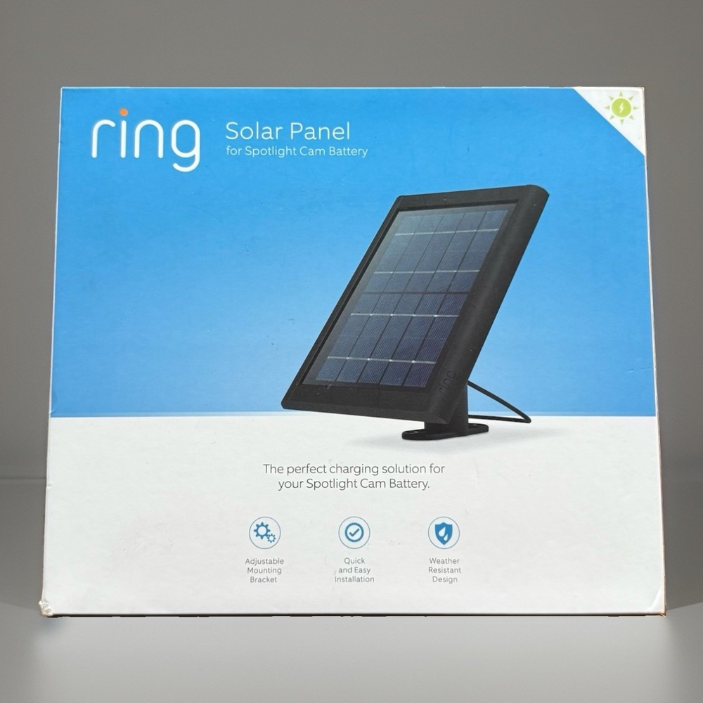 Ring Solar Panel for Ring Spotlight Cam Battery Camera NEW OPEN BOX